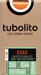 Tubolito S-Tubo Road Lightweight Inner Tube, 700 mm, Presta, 42 mm (Orange Valve)