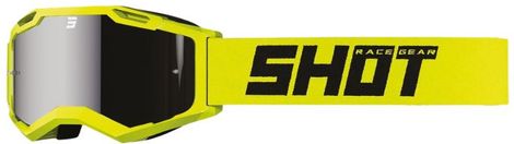 MTB/BMX Brille Shot Rocket Kinder 2.0 Solid Iridium Neongelb Glänzend