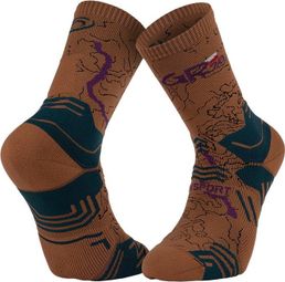 Chaussettes BV Sport Trek Collector GR20 Marron Vert