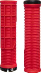 Paire de Grips Lizard Skins Machine Single Lock-On Candy Red