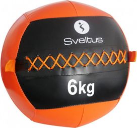 Wallball à projeter au sol Sveltus poids au choix noir