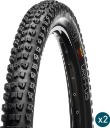 Lot Pneus VTT Hutchinson Griffus 29'' Tubeless Ready Souple Sideskin + Préventif Protect'Air