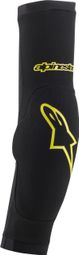 Protector de codo Alpinestars Paragon Plus Negro Amarillo Ácido