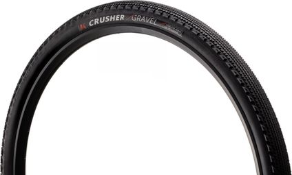Pneu Gravel Kenda Crusher 700 mm Tubeless Ready Souple 60 TPI Dual Layer Noir