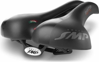 Sella SMP Martin Touring Medium con binari in acciaio FeC30, nera