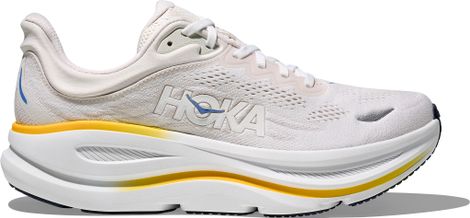 Hoka Bondi 9 Running Shoes White/Orange Men