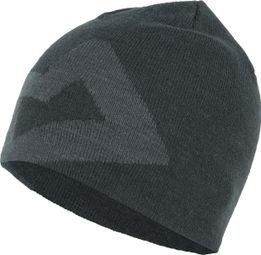 Gestrickte graue Mütze mit Mountain Equipment-Logo
