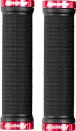 REVERSE Pair of Grips 29mm Lock-On Black/Red