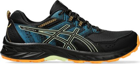 Scarpe Trail Asics Gel-Venture 9 Nero/Blu/Arancione Uomo