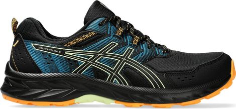 Chaussures Trail Asics Gel-Venture 9 Noir/Bleu/Orange Homme