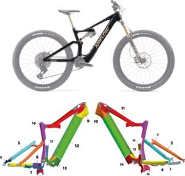 Kit de protection sur-mesure AMFLOW PL Carbon - 2025 - M - Mat