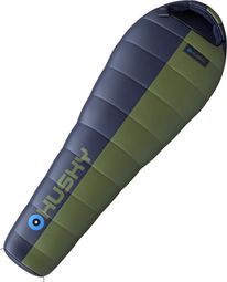 Sac de couchage momie Husky ThermoPro Fenela -15°C - 210 x 85 cm - Bleu avec Khaki
