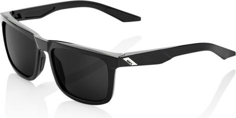 100% Blake Goggles - Polished Black - PeakPolar Gray