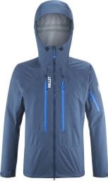 Wasserdichte Jacke Millet M White 3L Blau