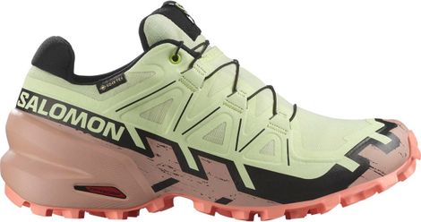 Zapatillas de trail para mujer Salomon Speedcross 6 GTX Verde/Rosa