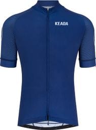 Maillot de cyclisme homme essentiel à manches courtes - Marine