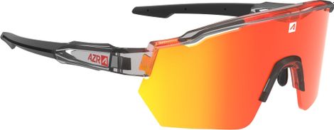 AZR Race RX Crystal Brille Schwarz lackiert/Schwarz/Mehrschicht-Rotschirm