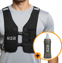 Gilet d'hydratation avec Bouteille Soupple (250 ML) - Running vest + Soft Flask
