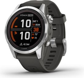 Montre de Sport Garmin fēnix 7S Pro Solar Edition Argent Gris