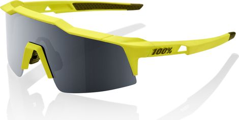 Brille 100% Speedcraft SL Soft Tact Banana Black / Brille Black Mirror