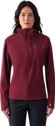 Softshelljacke Women AYAQ Raven Rot