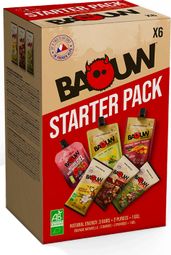 Pack Baouw Starter (3 barritas extra + 2 purés + 1 gel natural)