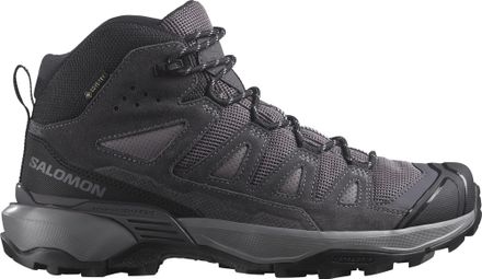 Chaussures de Randonnée Femme Salomon X Ultra 360 Mid Gore-Tex Gris/Noir