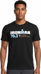 Ironman 70.3 Italië Emilia-Romagna Zwart Heren Kort Mouw T-shirt