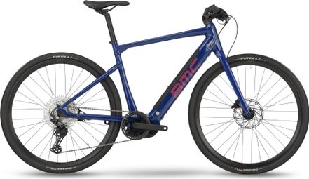 BMC Alpenchallenge AMP AL One Elektro-Fitnessrad Shimano Deore 11S 625 Wh 700 mm Ultramarinblau 2023