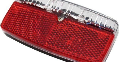 IKZI Feu arrière XC-120 5 leds batterie 80mm