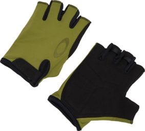 Oakley Drops Road Kurze Handschuhe Grün