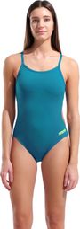 Arena Team Challenge Solid Blue Women's Back Swimsuit