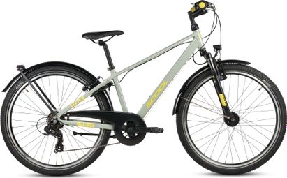 S’COOL troX pro  VTT enfant  7 vitesses  Gris/Jaune