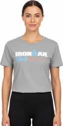 Ironman 70.3 Italië Emilia-Romagna Grijs Vrouwen T-shirt met Korte Mouw