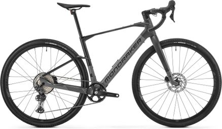 Vélo de Gravel Electrique Mondraker Dusty Shimano GRX 12V 350Wh 700mm Gris/Noir 2025