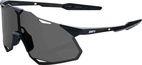 Lunettes 100% Hypercraft XS Noir Mat - Verres Fumés Gris