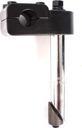 BMX Potence Prism Noire pour fouches 1  KHEbikes