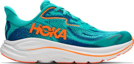 Scarpe da corsa Hoka Clifton 10 blu/arancione per bambini