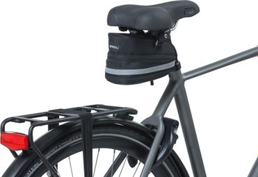 Basil Mada Sac de Selle - compact  noir  1L  velcro  accessoire de vélo