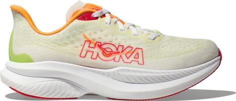 Chaussures Running Hoka Mach 6 Blanc/Multicolore Femme