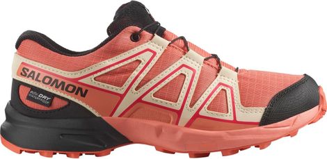 Salomon Speedcross Waterproof Pink Kinder Trailschoenen