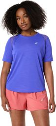 Camiseta de manga corta Asics Road violeta para mujer