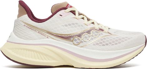 Saucony Endorphin Speed 5 hardloopschoenen, wit/bruin, dames