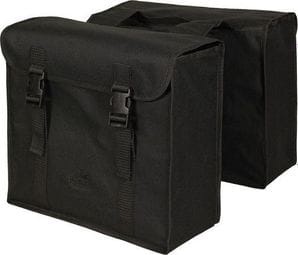 Greenlands Sac double noir-noir. dimensions 37x34x14cm.capacité totale 40L