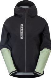 Veste imperméable Scott Vertic Pro Waterproof 3 Noir/Vert Homme