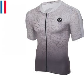 LeBram Grand Ballon Short Sleeve Jersey Grey Aero Fit