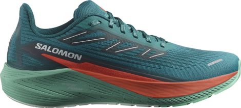 Salomon Aero Blaze 2 Running Shoes Green/Red