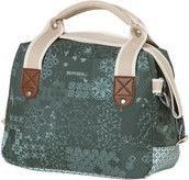 Basil Bohème City Bag - Green Hand  Bag et guidon - 8L - Eau -Pellite - Impression bohème tendance