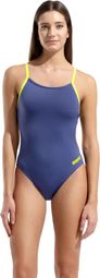 Arena Team Dos Challenge Solid Blue/Black/Green Women's Swimsuit