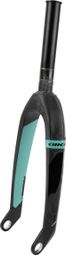 Fourche Ikon Pro Carbone 20'' 20mm Noir/Bleu Turquoise